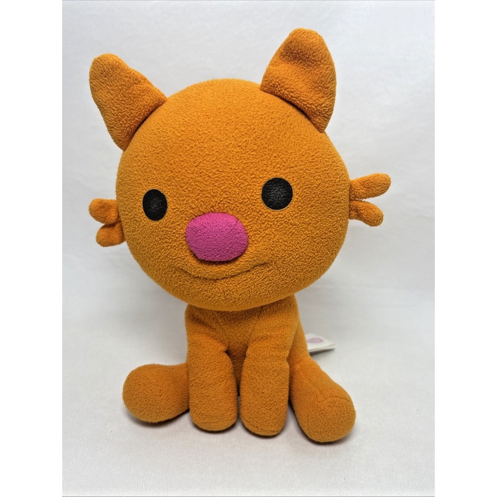 Sago Mini Jinja Orange Tabby Cat Plush 9" Toy Stuffed Animal Preschool Character